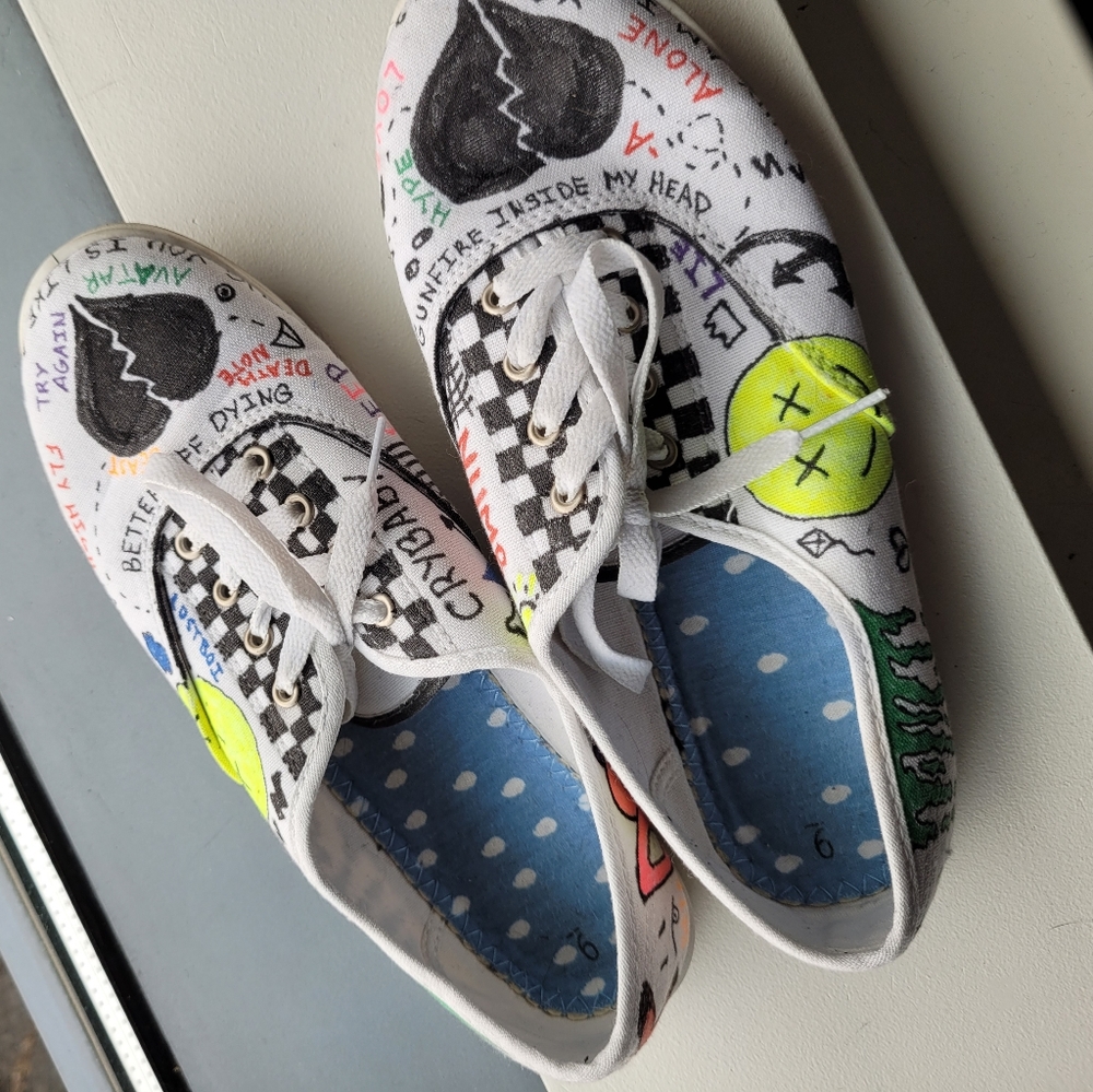 Lil Peep and XXXTENTACION Custom Shoes